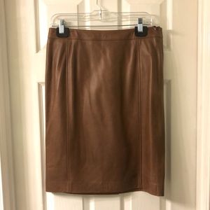 Leather skirt